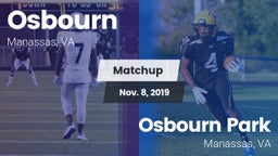 Matchup: Osbourn  vs. Osbourn Park  2019