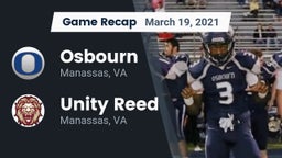 Recap: Osbourn  vs. Unity Reed  2021