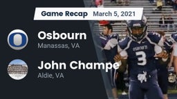 Recap: Osbourn  vs. John Champe   2021