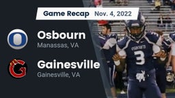 Recap: Osbourn  vs. Gainesville  2022