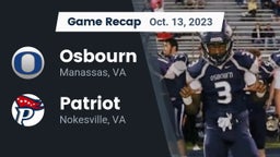 Recap: Osbourn  vs. Patriot   2023