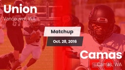 Matchup: Union  vs. Camas  2016