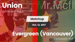 Matchup: Union  vs. Evergreen  (Vancouver) 2017