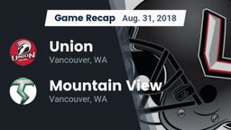 Recap: Union  vs. Mountain View  2018