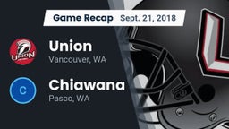 Recap: Union  vs. Chiawana  2018