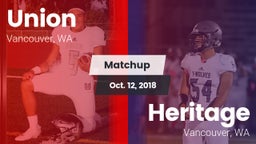 Matchup: Union  vs. Heritage  2018