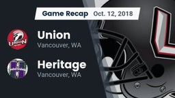 Recap: Union  vs. Heritage  2018