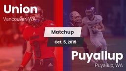 Matchup: Union  vs. Puyallup  2019
