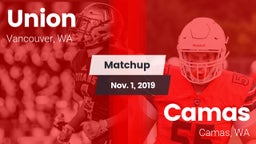 Matchup: Union  vs. Camas  2019