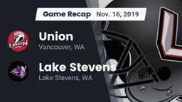 Recap: Union  vs. Lake Stevens  2019