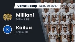 Recap: Mililani  vs. Kailua  2017