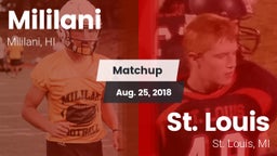 Matchup: Mililani  vs. St. Louis  2018
