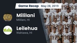 Recap: Mililani  vs. Leilehua  2019