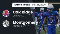 Recap: Oak Ridge  vs. Montgomery  2020