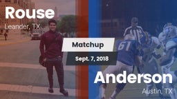 Matchup: Rouse  vs. Anderson  2018