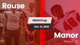 Matchup: Rouse  vs. Manor  2018