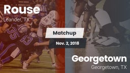 Matchup: Rouse  vs. Georgetown  2018