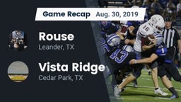 Recap: Rouse  vs. Vista Ridge  2019
