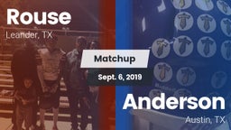 Matchup: Rouse  vs. Anderson  2019