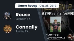 Recap: Rouse  vs. Connally  2019