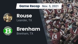 Recap: Rouse  vs. Brenham  2021