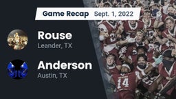Recap: Rouse  vs. Anderson  2022