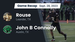 Recap: Rouse  vs. John B Connally  2023