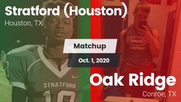 Matchup: Stratford High vs. Oak Ridge  2020