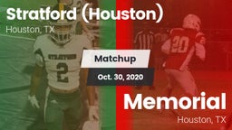 Matchup: Stratford High vs. Memorial  2020