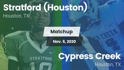 Matchup: Stratford High vs. Cypress Creek  2020