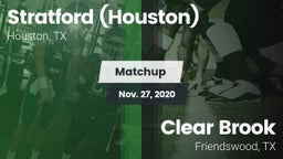 Matchup: Stratford High vs. Clear Brook  2020