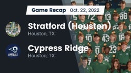 Recap: Stratford  (Houston) vs. Cypress Ridge  2022