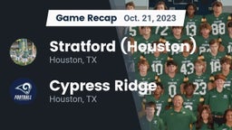 Recap: Stratford  (Houston) vs. Cypress Ridge  2023