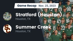 Recap: Stratford  (Houston) vs. Summer Creek  2023