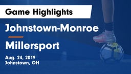 Johnstown-Monroe  vs Millersport Game Highlights - Aug. 24, 2019