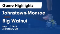 Johnstown-Monroe  vs Big Walnut Game Highlights - Sept. 17, 2019