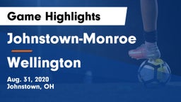 Johnstown-Monroe  vs Wellington Game Highlights - Aug. 31, 2020