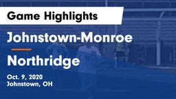 Johnstown-Monroe  vs Northridge  Game Highlights - Oct. 9, 2020