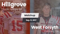 Matchup: Hillgrove High vs. West Forsyth  2017