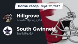 Recap: Hillgrove  vs. South Gwinnett  2017