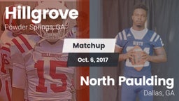 Matchup: Hillgrove High vs. North Paulding  2017