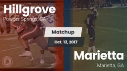 Matchup: Hillgrove High vs. Marietta  2017