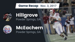 Recap: Hillgrove  vs. McEachern  2017