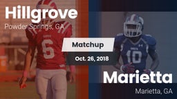 Matchup: Hillgrove High vs. Marietta  2018