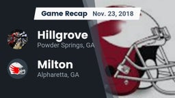 Recap: Hillgrove  vs. Milton  2018