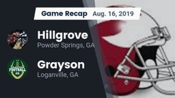 Recap: Hillgrove  vs. Grayson  2019