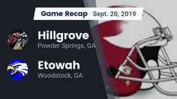 Recap: Hillgrove  vs. Etowah  2019