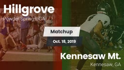Matchup: Hillgrove High vs. Kennesaw Mt.  2019