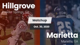 Matchup: Hillgrove High vs. Marietta  2020