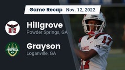 Recap: Hillgrove  vs. Grayson  2022
